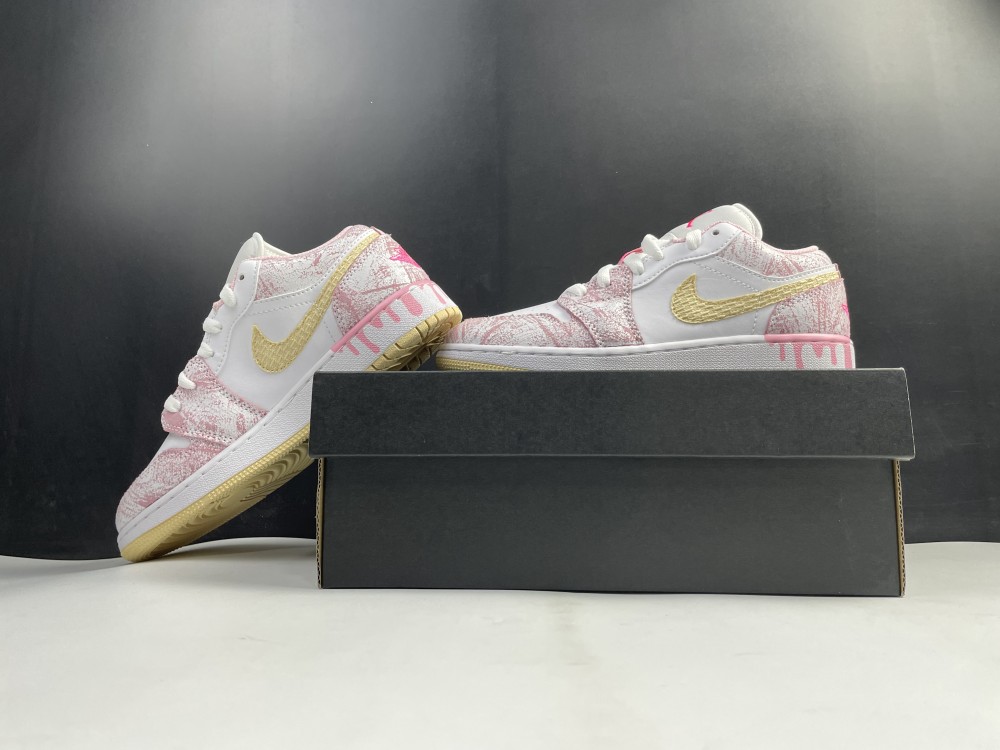 Jordan1 Low Paint Drip CW7104-601