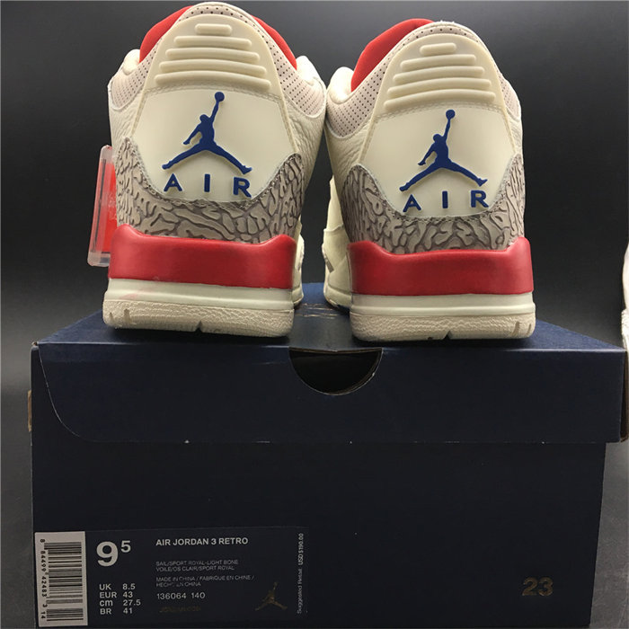 Air Jordan 3 “Charity Game”MJ  136064-140