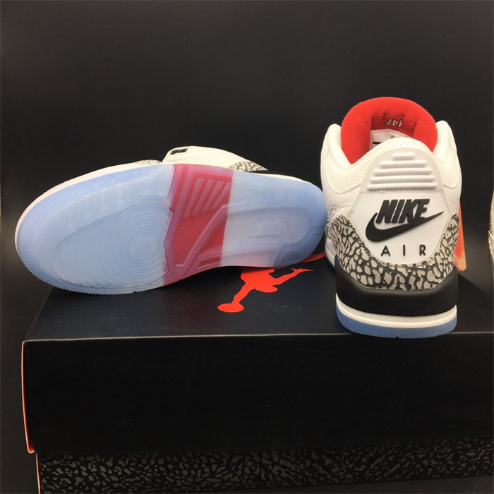 Jordan3 Free Throw Line White Cement 923096-101