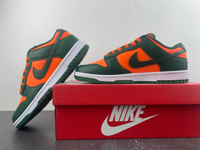 Nike Dunk Low Retro Miami Hurricanes  DD1391-300