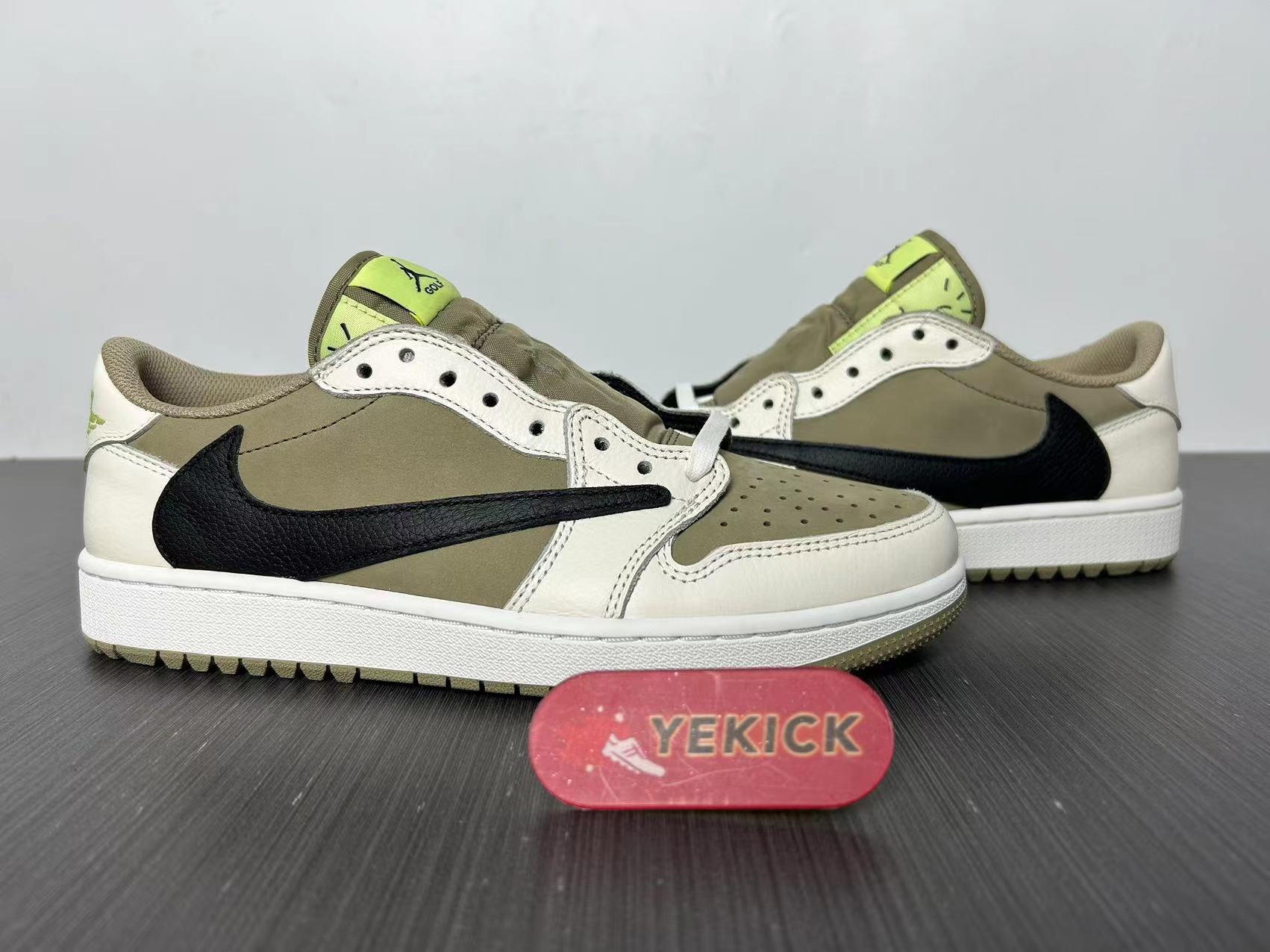 Jordan 1 Retro Low Golf Travis Scott Neutral Olive FZ3124-200