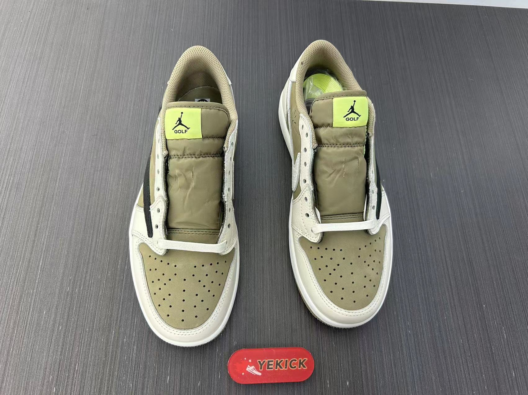 Jordan 1 Retro Low Golf Travis Scott Neutral Olive FZ3124-200