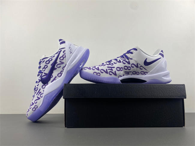 Nike Kobe 8 Protro “White Court Purple”  FQ3549-100