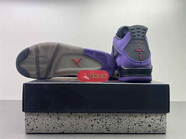 Air Jordan 4 Retro x Travis Scott Purple 766296LN4