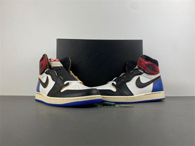 Jordan 1 Retro High OG SP Fragment x Union LA Varsity Red Sport Royal IO7847-002