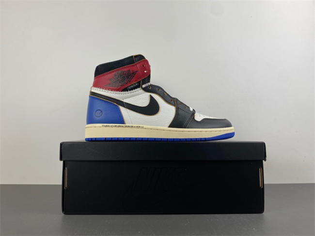 Jordan 1 Retro High OG SP Fragment x Union LA Varsity Red Sport Royal IO7847-002