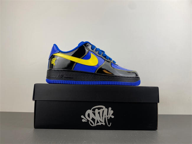 Nike Air Force 1 Low Syna Central Cee Black Optic Yellow IQ1402-010